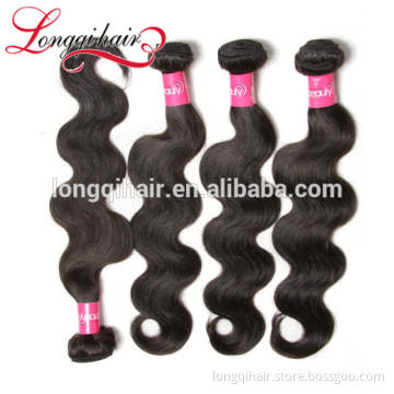 made in china light brown unprocessed human peruvian virgin hair body wave